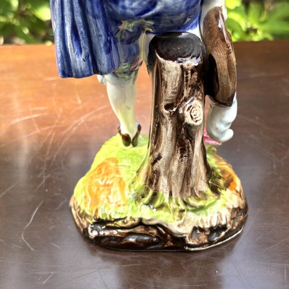 Vintage Blue Boy Figurine Porcelain Hand Painted Gainsborough Style Collectible - Picture 13 of 15